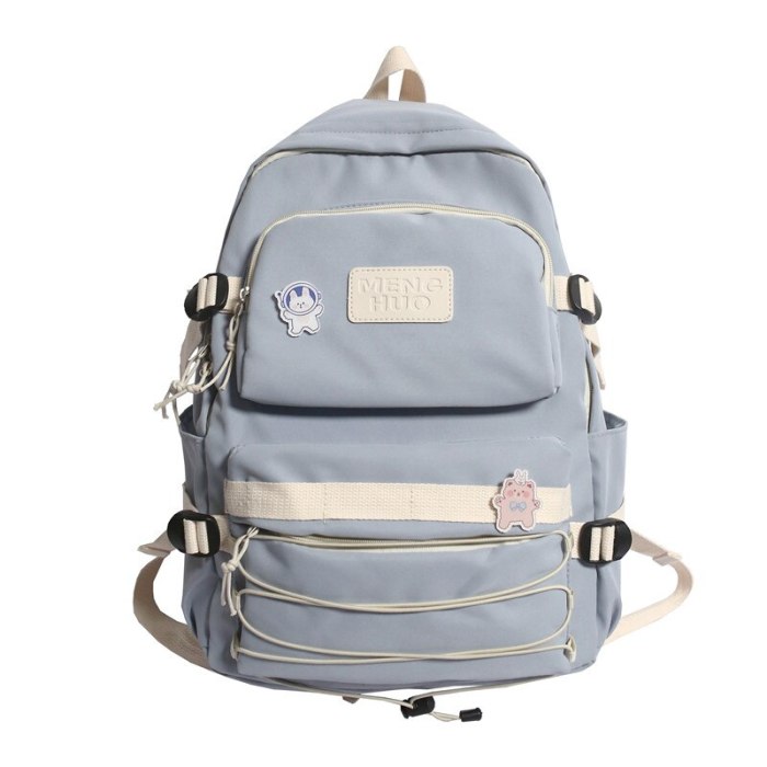 Large Capacity Backpack Women School Bag For Teens Female Backpack Nylon Waterproof Female Bag Kawaii Girl Travel Bag