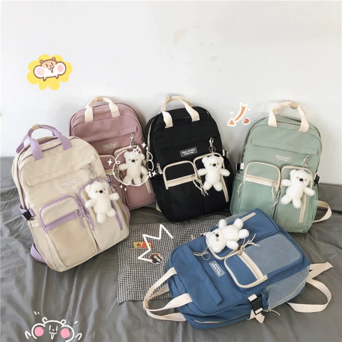Women Backpacks Waterproof Nylon Student Schoolbag for Teenage Girls Ladies Laptop Bagpack Girl Bookbag Mochila Backpack School