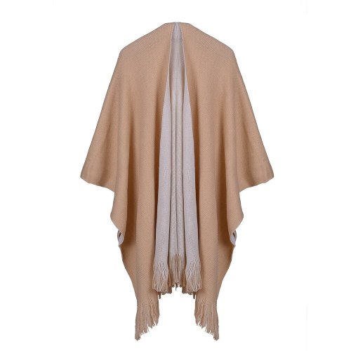 New Design 100%  Autumn Winter Warm Fashion Cloak Shawl 110*160CM Femme Thick Tippet Wraps Foulard
