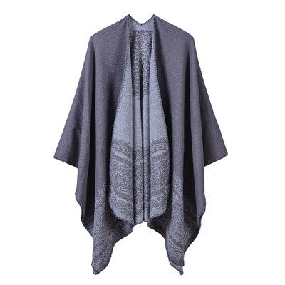 Autumn and Winter new arrival fashion Fame style Two-sided shawl thick warm high quality soft comfortable outdoor holiday scarf