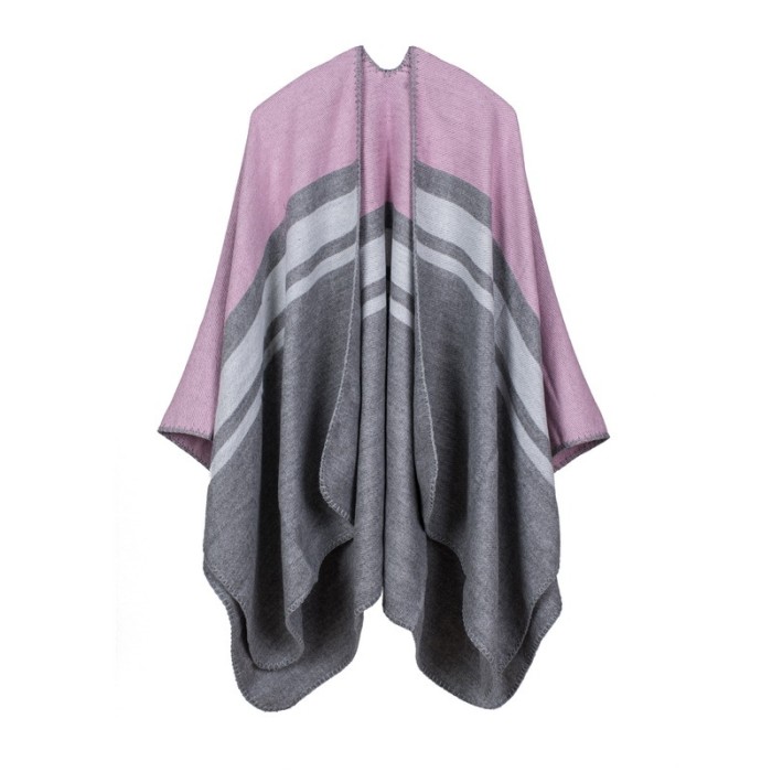 Women winter scarf fashion blue ponchos and capes thickening Travel blanket warm shawls and scarves femme outwear
