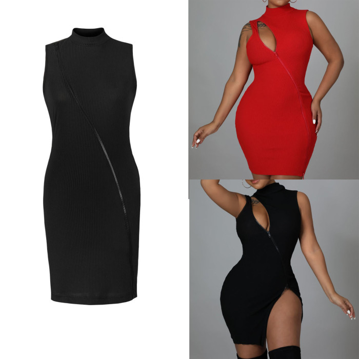 New Hollow Slim Fit Hip Sexy Fashion  Bodycon Dresses