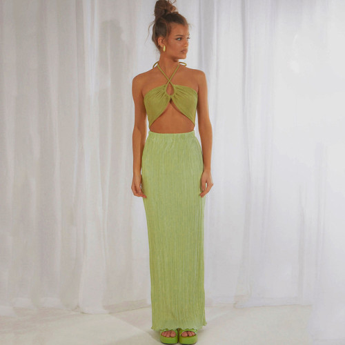 New Solid Color Fashion Slim Women's Tight  Bodycon Dresses
