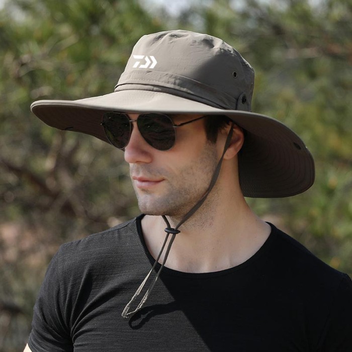 Summer Men's Outdoor Sports Waterproof Travel Protection Shade Mountaineering Fishing Hat