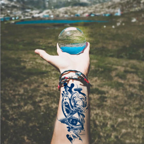 Juice Influencer Lasts 15 Days Herbal Semi-Permanent Tattoo Sticker