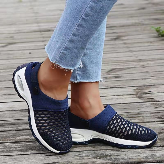 New Women's Shoes Casual Non-Slip Thick Bottom Breathable Mesh Slippers