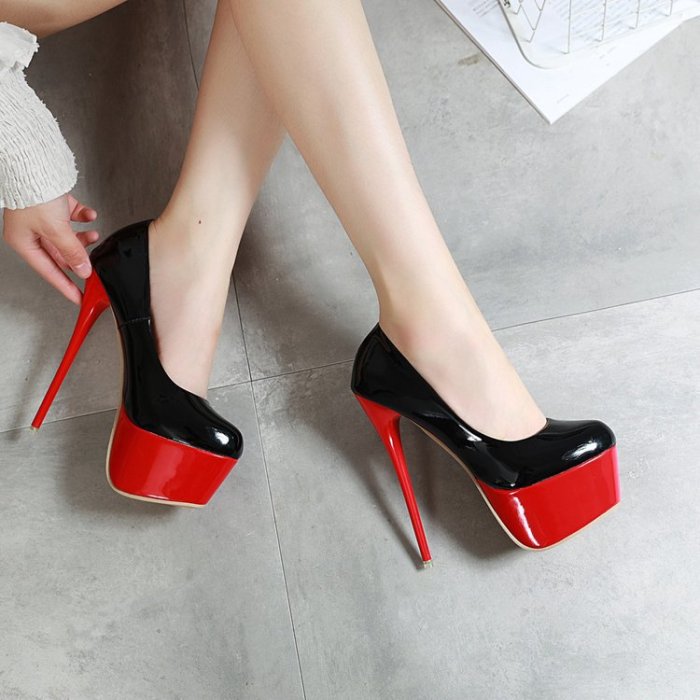 Women's Shoes Super Sexy Red Platform Stiletto High Heels
