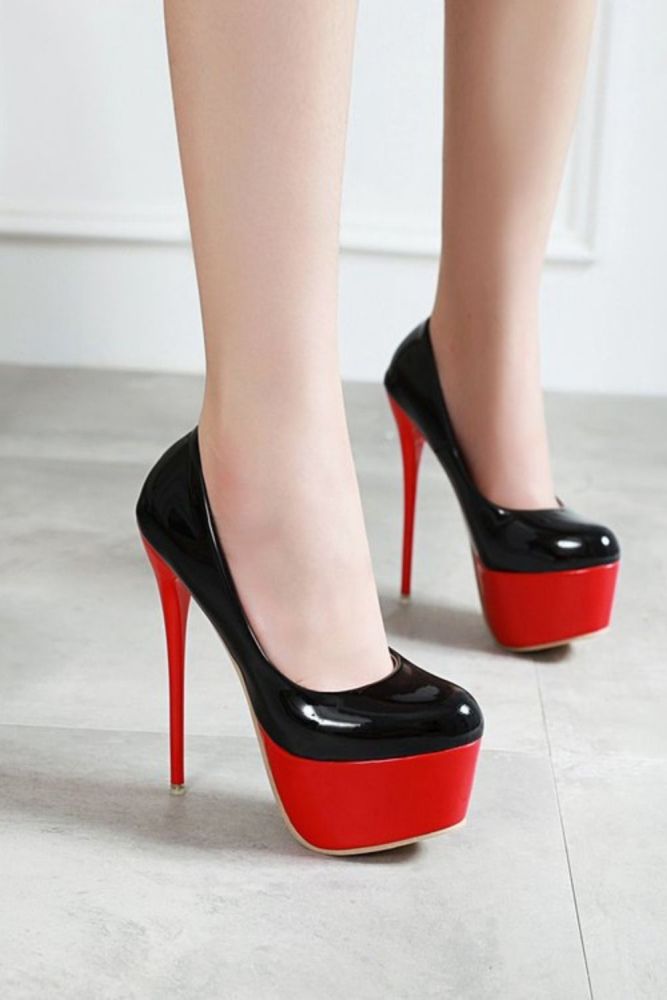 Women's Shoes Super Sexy Red Platform Stiletto High Heels