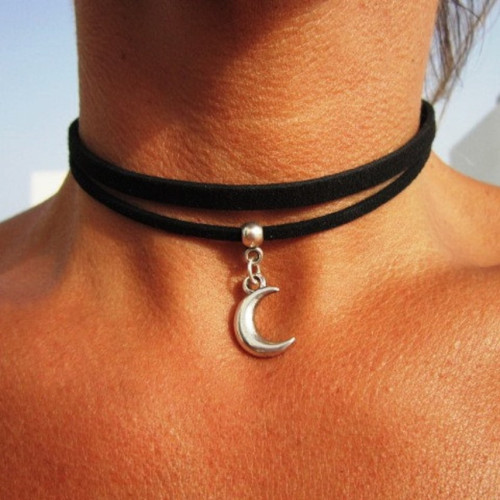 Gothic Fashion Moon Necklace