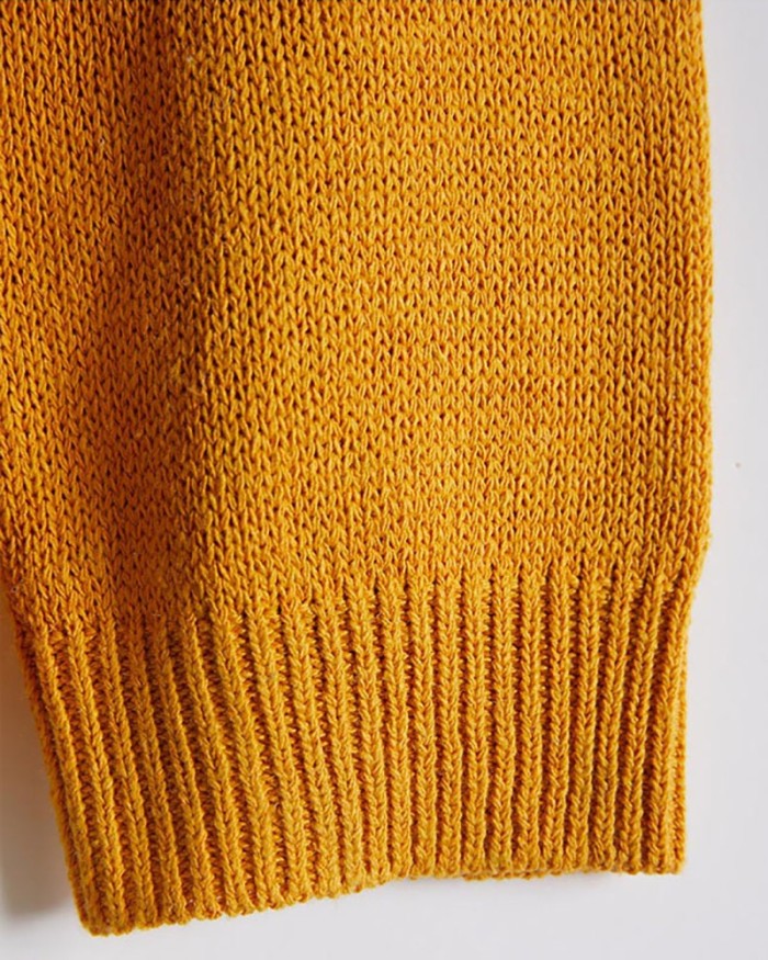 Print Colorblock Longline Cardigan Sweater Women Autumn 2023 Coat