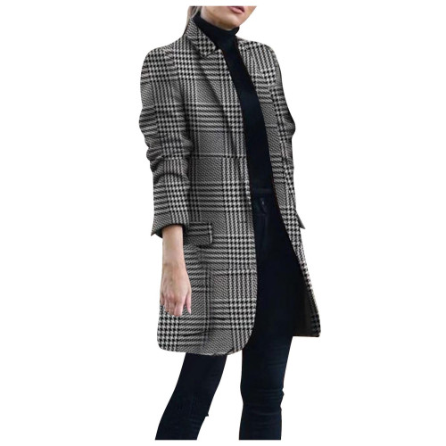 Fashion Loose Double Breasted Loose Women Coats