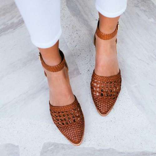 Women Summer Holiday Slip-On Close Toe Sandals