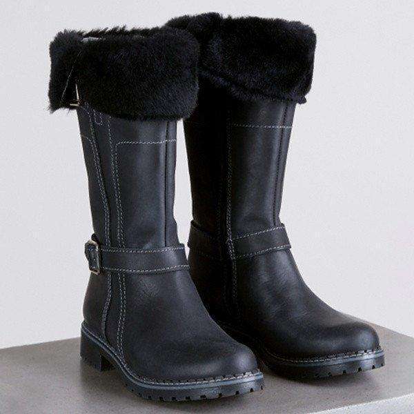 Women Keep Warm Comfortable Martin Boots Zipper Snow Boots