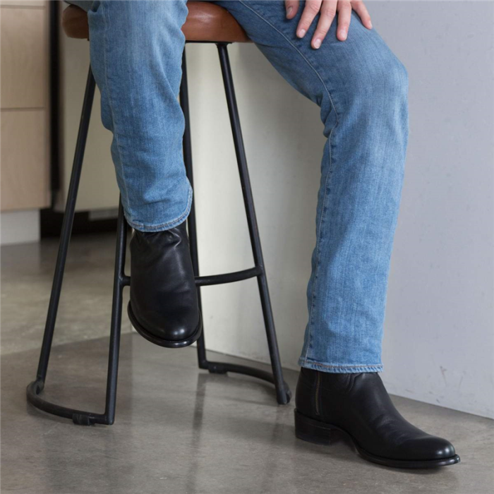 Men's Vintage Leather Mid Boots