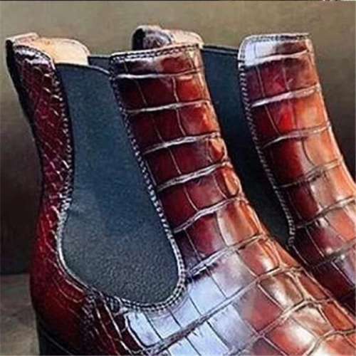 Men's New Fashion Alligator Boots