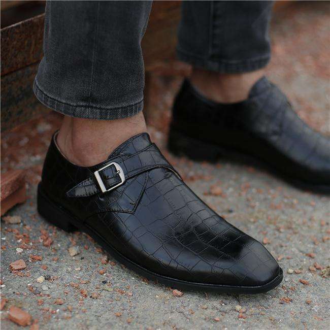 Men PU Leather Brogue Dress Shoes