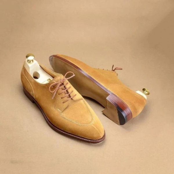 Vintage British Suede Leather Men's Casual Shoe
