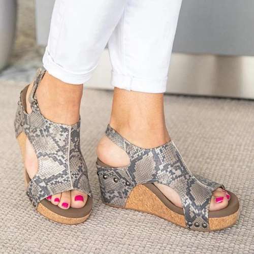 Women Fashion Comfy Wedge Sandals