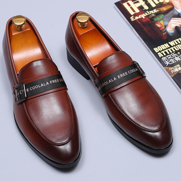 US$ 62.57 - Men's Handmade Fashion Leather Shoes - www.fashionvoly.com