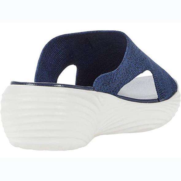 Knitted wedge sports corrective sandals