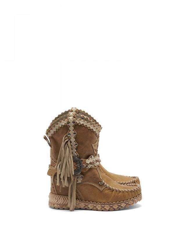 Wedge Moccasin Boots