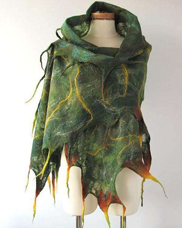 Fashion Polygonal Lightning Printed Scarf