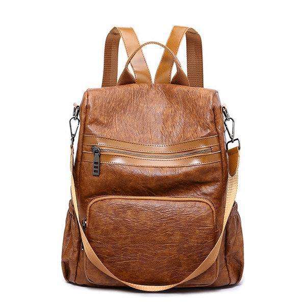 Vintage Anti-theft Large Capacity Multi-function Backpack
