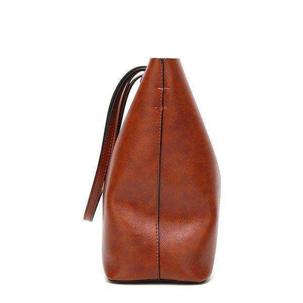 Women PU Leather Handbag Retro Crossbody Bag