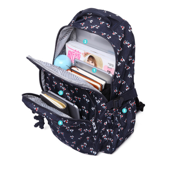 Nylon  Backpack Outdoor Travel Student Bag