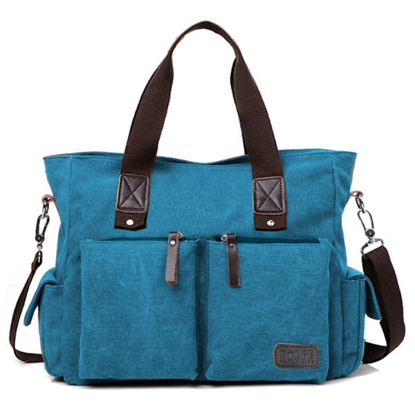 Men's Messenger Bag Casual Cloth Bag Handbag Large Capacity Travel Bag