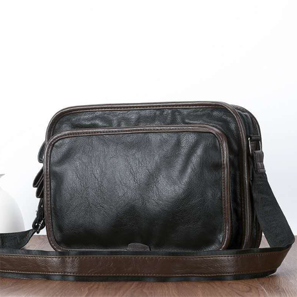 Trendy Small Backpack File Bag Simple Casual Bag