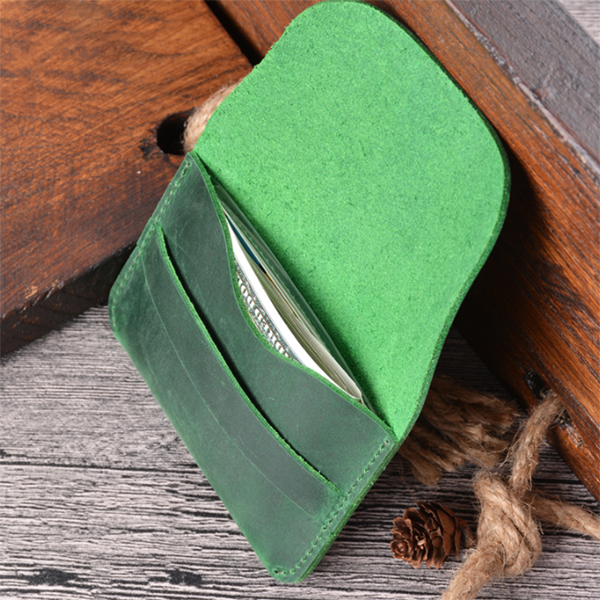 Simple and Creative Retro Casual Leather Card Holder