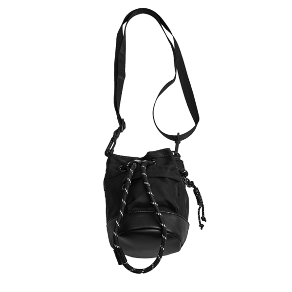 Men's New Drawstring Mini Bucket Bag