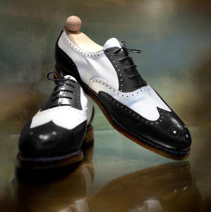 Men's Leather Oxfords Wingtip Formal Shoe
