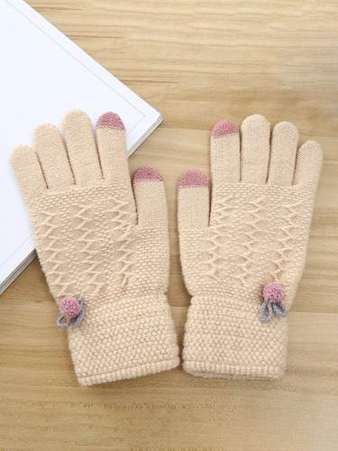 Cashmere Simple Warm Knitted Gloves