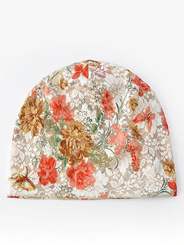 Womens Cotton Flowers Hats