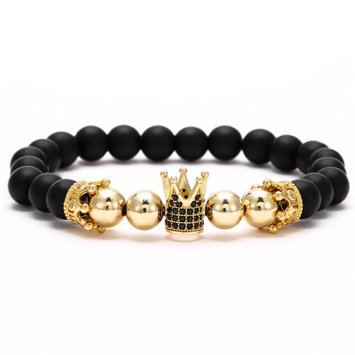 Luxury Matching Crown Promise Couple Bracelets