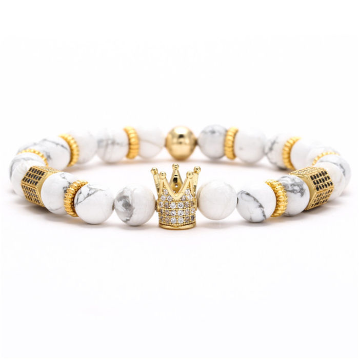 Luxury Matching Crown Promise Couple Bracelets