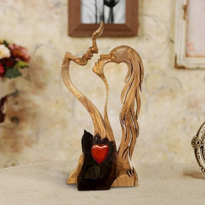 Love Eternal Wooden Decoration Ornaments