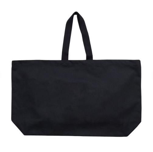 Black Extra Large Canvas Bag - Large Weekend Bag - Giant Canvas Bag - Large Shopper Bag - Oversized Canvas Bag - Extra Large Tote Bag