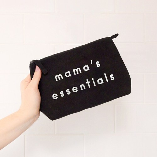 Mama's Essentials Makeup Bag - Makeup Bag For Mum - Mum Cosmetics Bag - Beauty Gift for Moms - Makeup Bag - Mother's Day Gift - Wash Bag