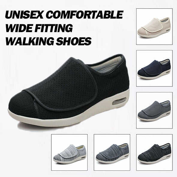 COMFORTABLE UNISEX WIDE WALKING SHOES