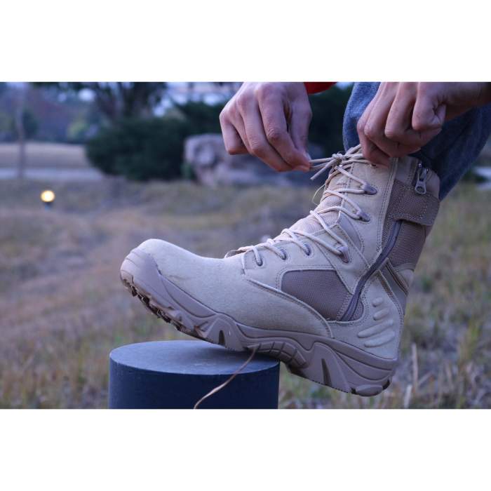 🔥2022 Must-Have🔥Waterproof Military Tactical Duty Work Boot With Zipper