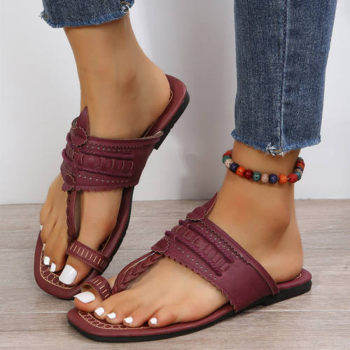 Women Summer Ring Toe Sandals