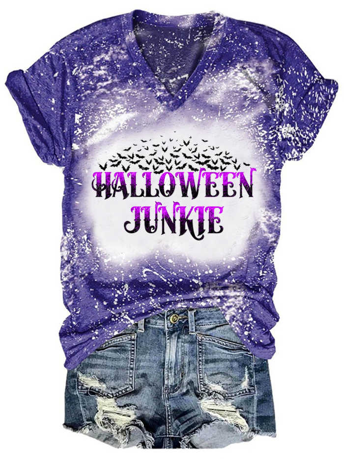 Halloween Junkie Tie Dye Shirt