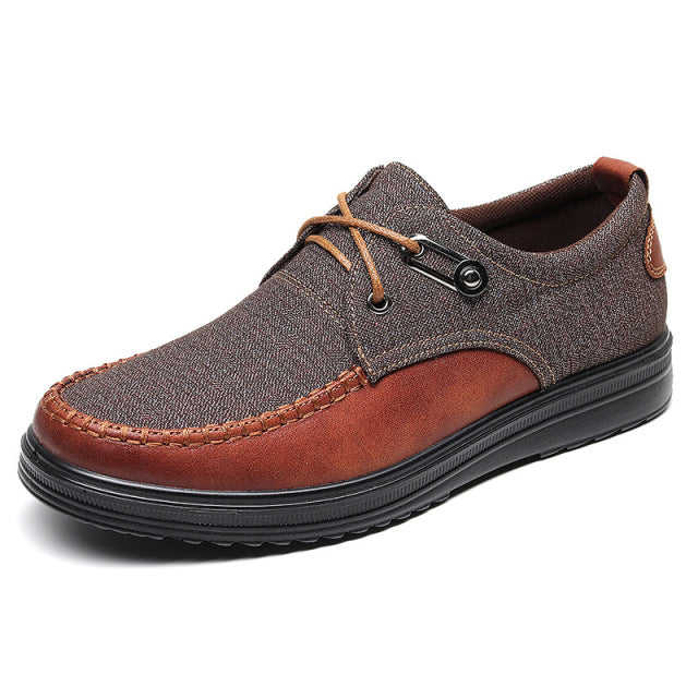 Upscale Men Casual Shoes Fashion Leather Shoes Spring Autumn