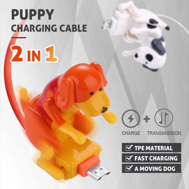 (🎅EARLY CHRISTMAS SALE -BUY 1 GET 1 FREE) 🐕Funny Humping Dog Fast Charger Cable ⚡