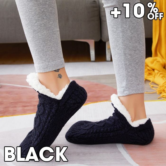 Socks Slippers – New Woven And Velvet Indoor Socks Slippers
