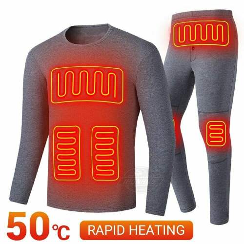 🔥winter must-have🔥 Electric USB Men Women Heated Set (Tops+Pants) Warmer Heating Trousers
