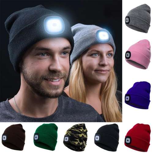 (🌲CHRISTMAS SALE NOW-48% OFF)LED Knitted Beanie Hat